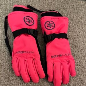 Superdry Vibrant Pink Winter Gloves